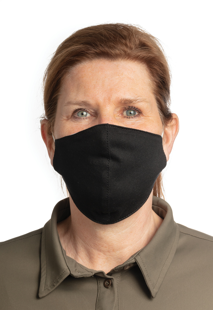 XD Collection Wiederverwendbare 2-lagige Baumwoll-Gesichtsmaske mit Logo (35,5 × 14,5 cm)