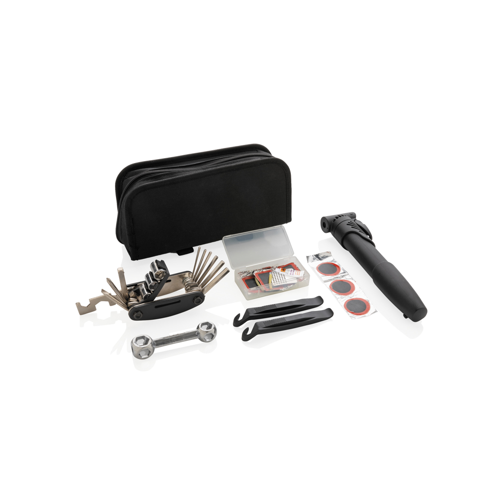 17-tlg. Fahrradreparatur-Set XD Collection mit 16-in-1 Multitool, bedruckbar 17-tlg. Fahrradreparatur-Set XD Collection mit 16-in-1 Multitool, bedruckbar
