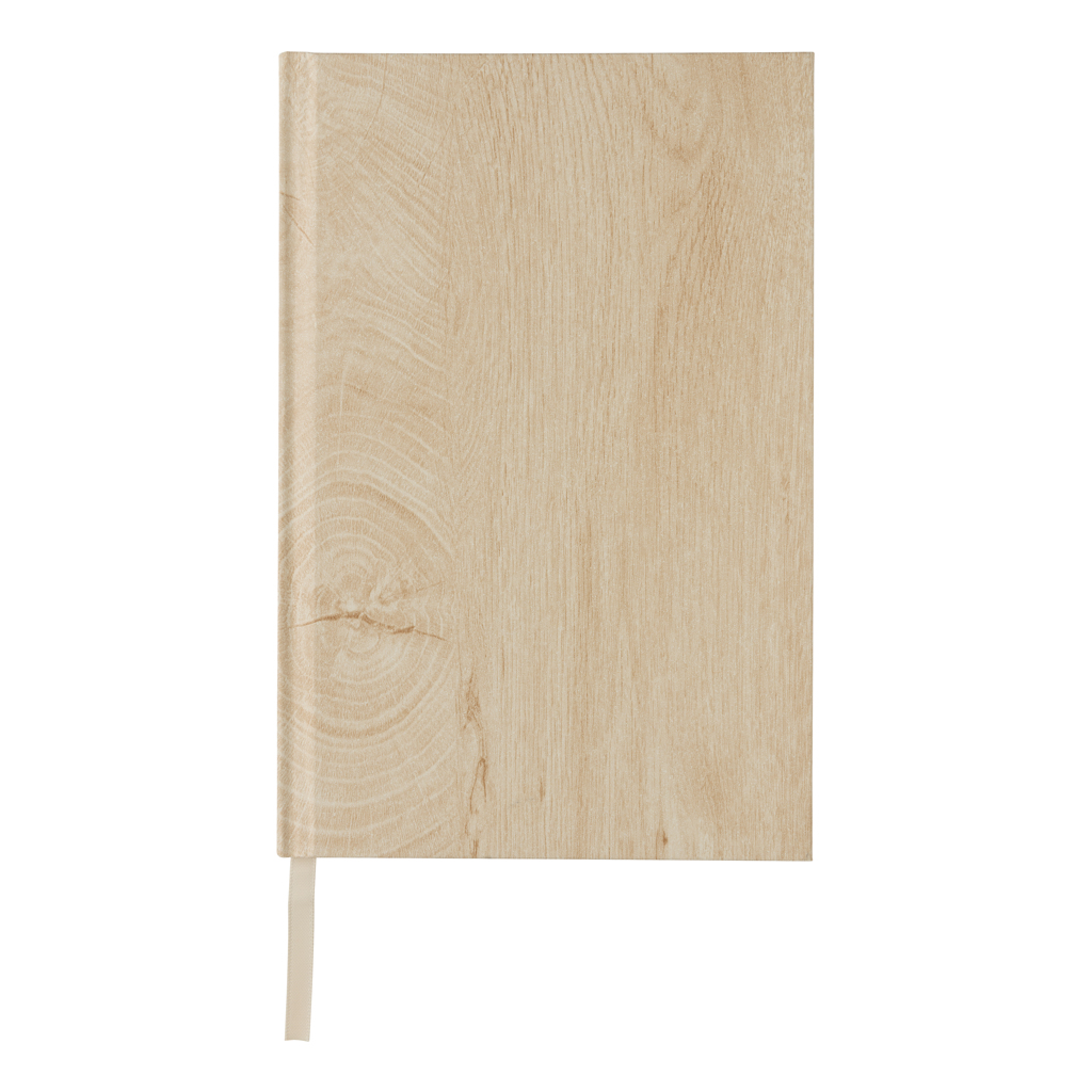 XD Collection Kavana A5 Notizbuch mit Holz-Print, FSC-zertifiziert