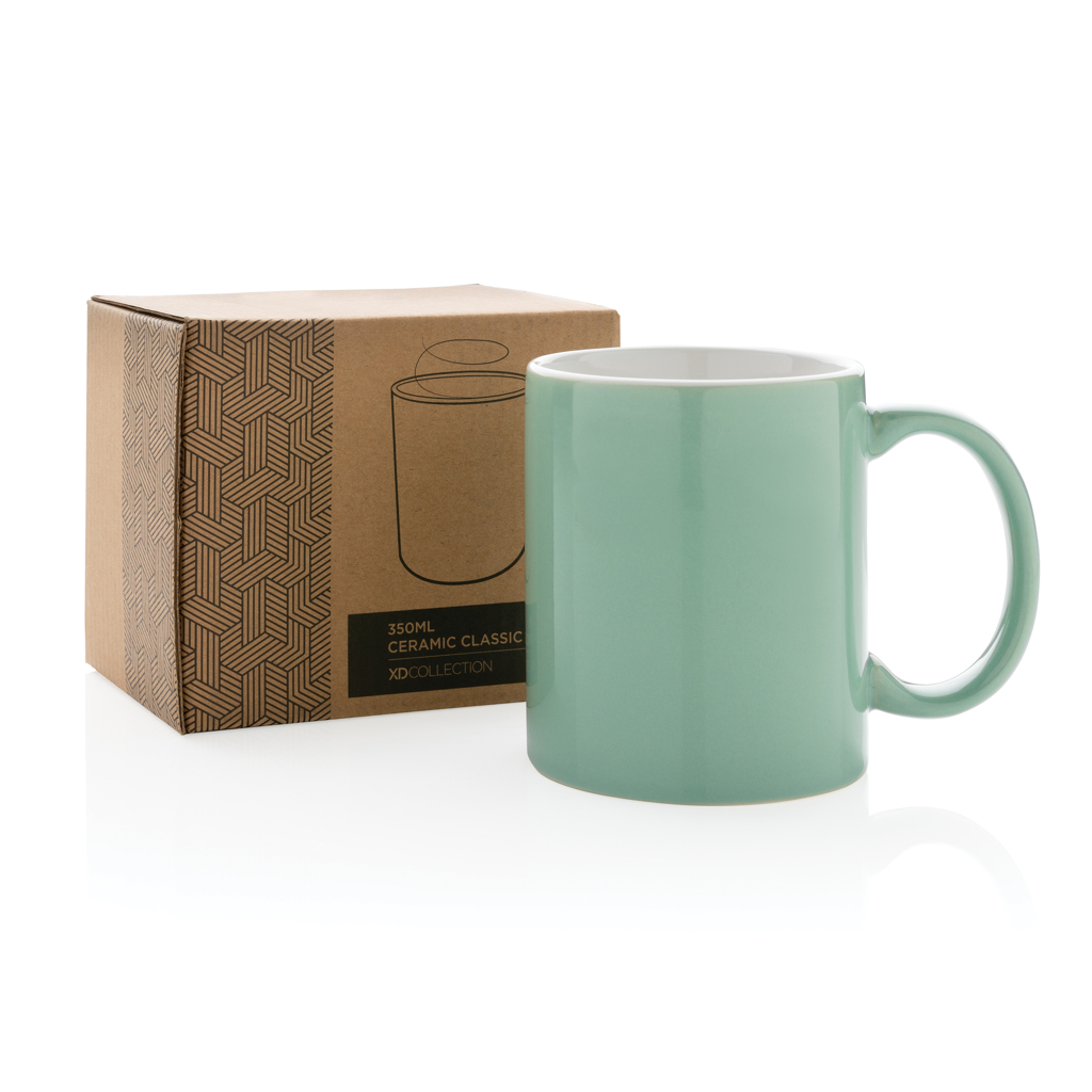 Basic Keramiktasse 350 ml, XD Collection – mit Logo bedruckbar