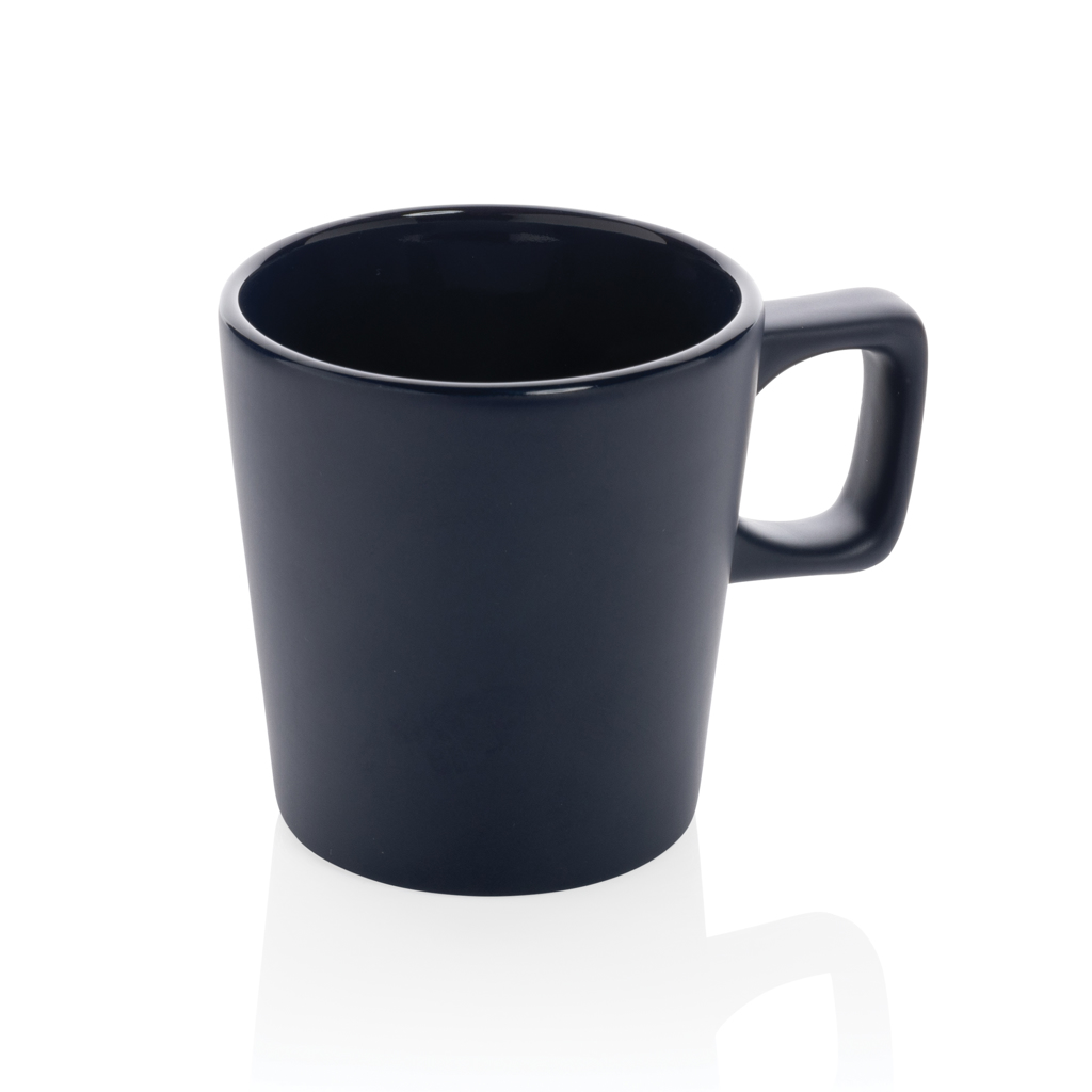 Keramik Becher 300ml, EN12875-1 geprüft – navy blau Keramik Becher 300ml, EN12875-1 geprüft – navy blau