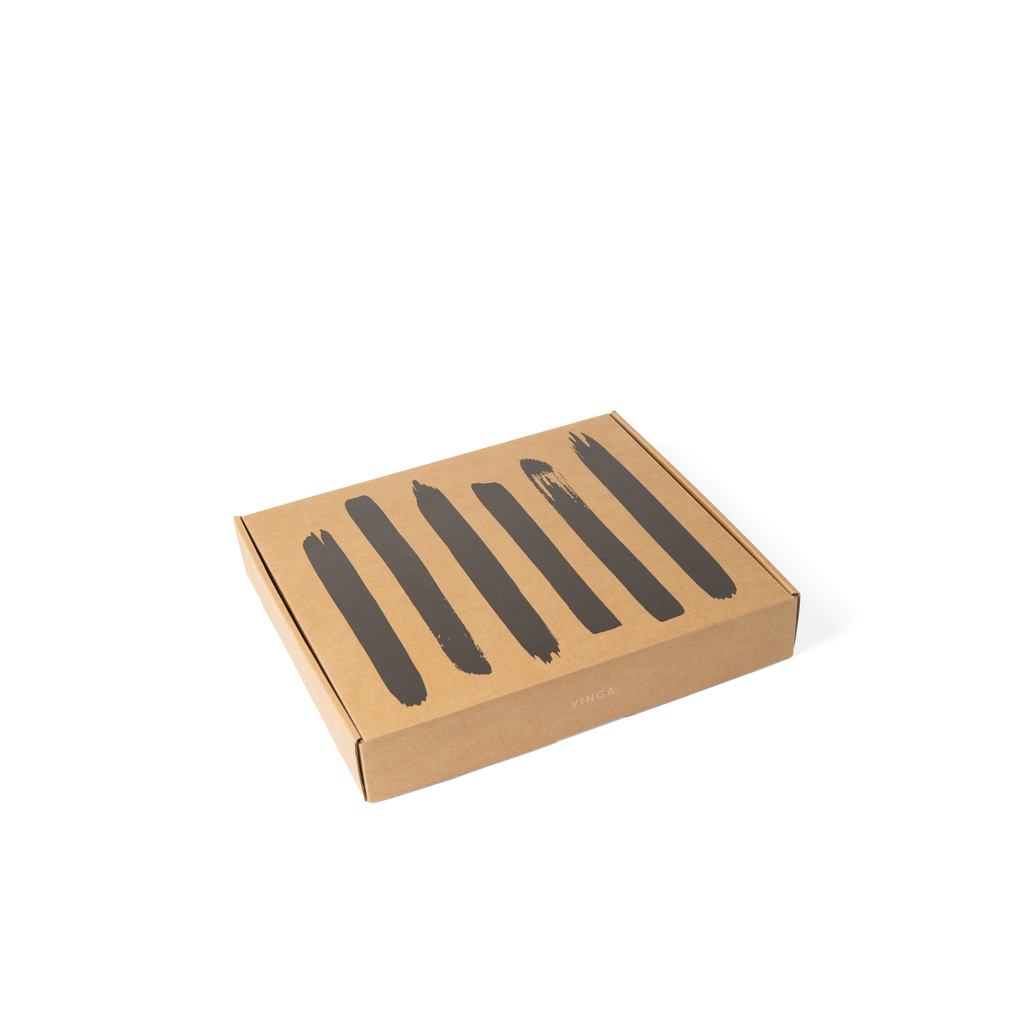 VINGA Tella Aware™ Polylana® Decke mit Kunstleder-Logo-Patch