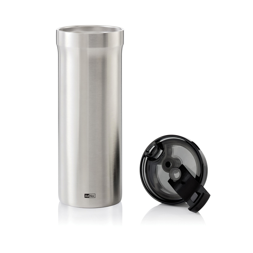 AdHoc Thermobecher Pulse 500 ml aus Edelstahl mit Logo
