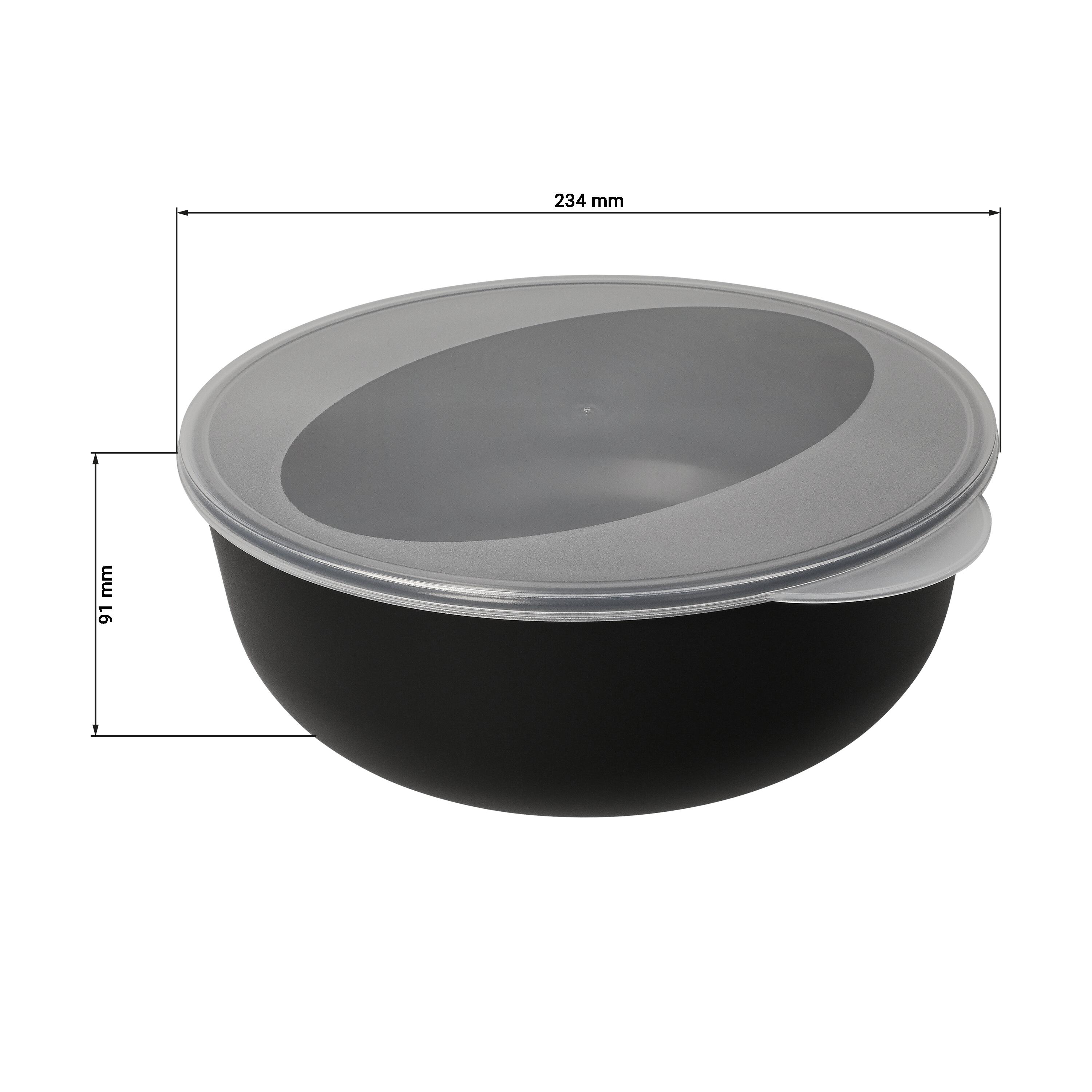 Food-Bowl "ToGo", Classic, 2,2 l – DET1 Food-Bowl "ToGo", Classic, 2,2 l