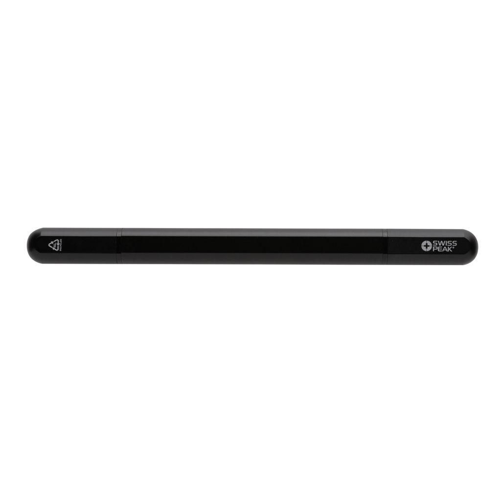 Swiss Peak Dual-Tip-Pen aus recyceltem Aluminium – Edles Eventgeschenk mit Logo Swiss Peak Dual-Tip-Pen aus recyceltem Aluminium – Edles Eventgeschenk mit Logo