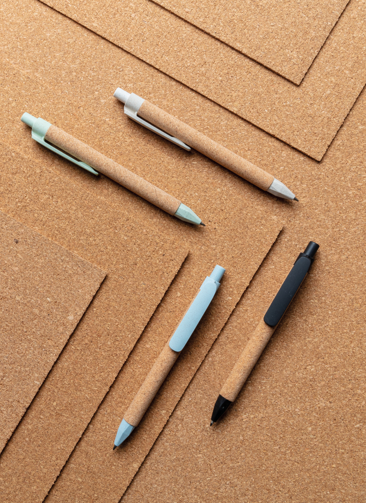 Recycelt: Weizenstroh & Kork Stift, Dokumental® – grün Recycelt: Weizenstroh & Kork Stift, Dokumental® – grün