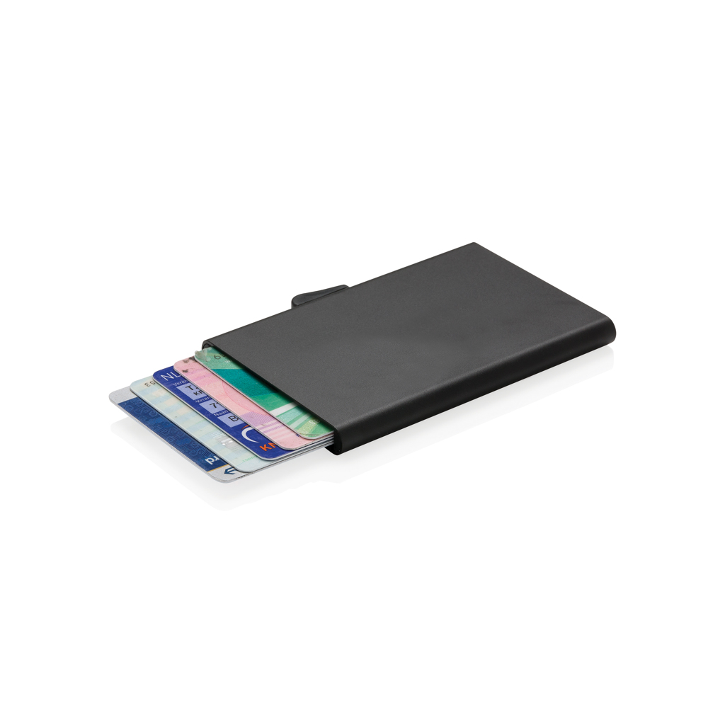 C-Secure RFID Kartenhalter aus Aluminium für bis zu 7 Karten