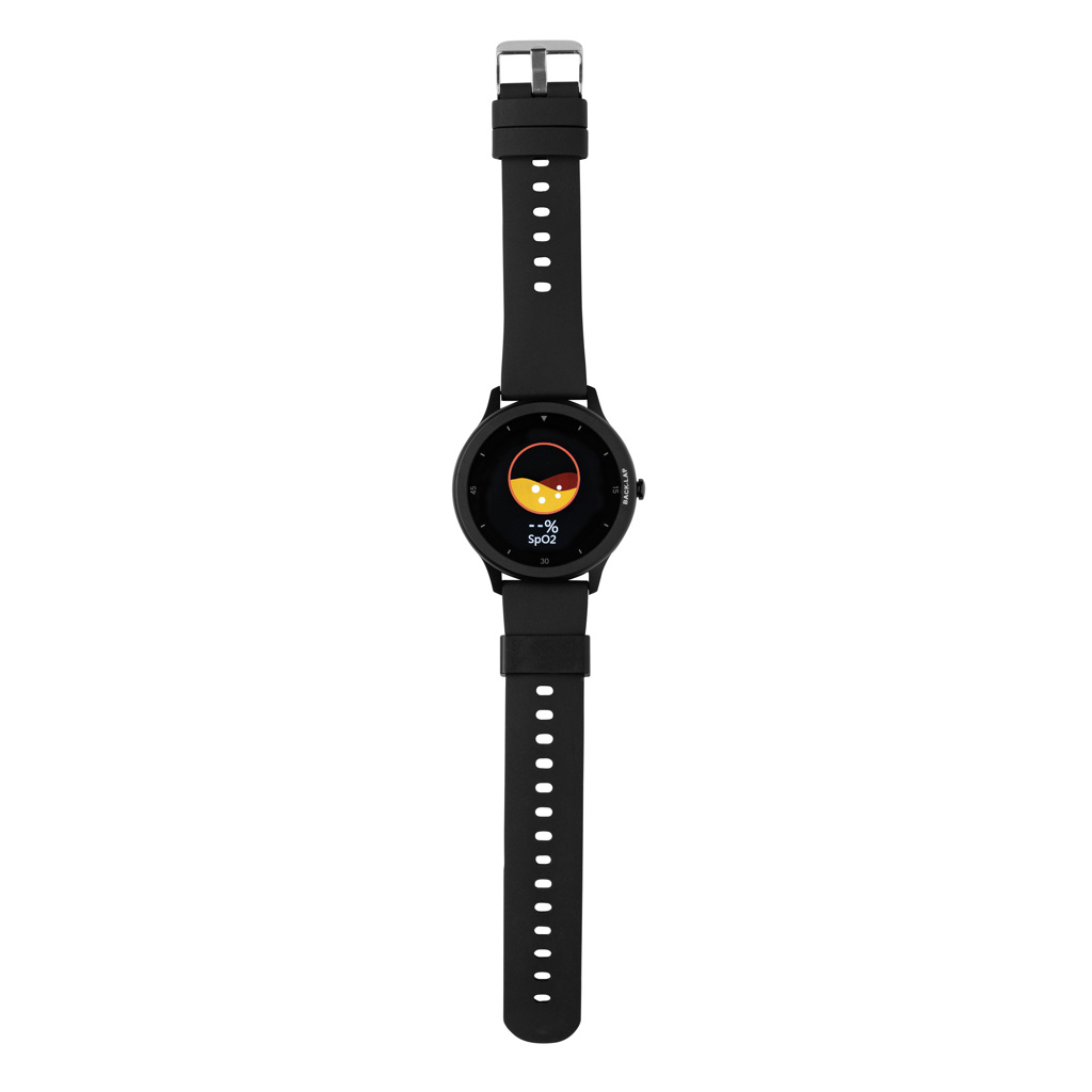 Swiss Peak Activity-Tracker aus recyceltem TPU – Perfektes Werbegeschenk mit Logo