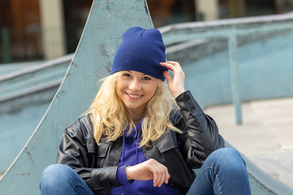 Impact AWARE™ Classic Beanie aus recyceltem Polylana®-Garn – XD Collection Impact AWARE™ Classic Beanie aus recyceltem Polylana®-Garn – XD Collection