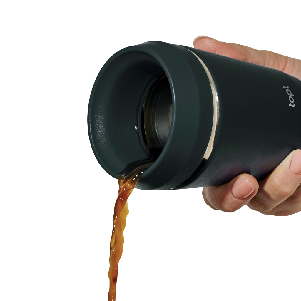 Topl Thermobecher 236 ml aus recyceltem Edelstahl mit 360°-Deckel
