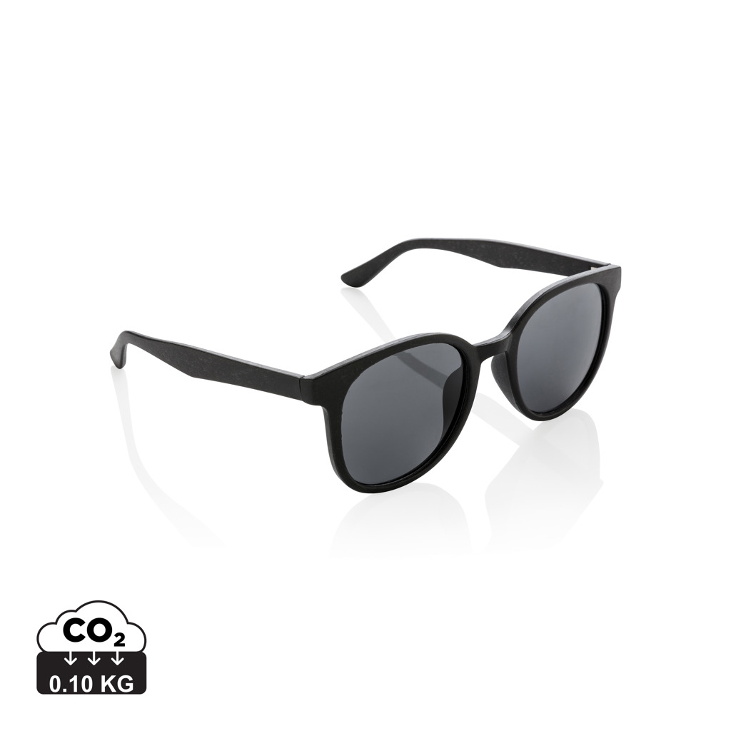 Weizenstroh-Sonnenbrille XD Collection mit UV400-Schutz, bedruckbar