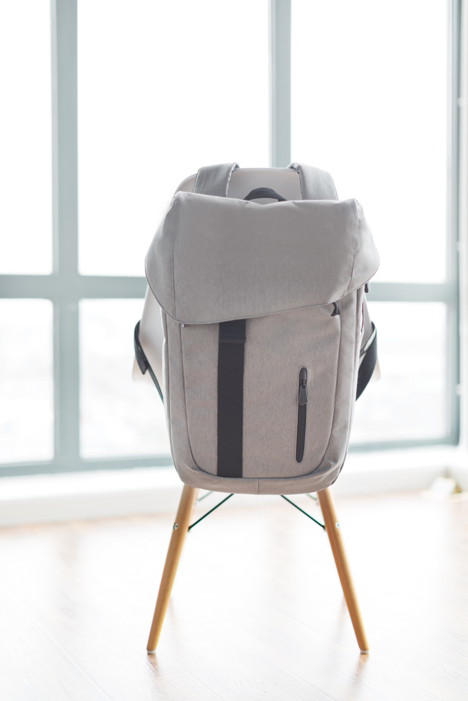 Osaka Business-Rucksack aus recyceltem rPET Grau