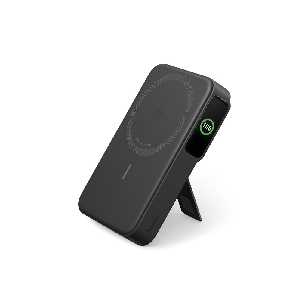 Anker MagGo Powerbank 10.000 mAh Qi2 MagSafe mit Klappständer