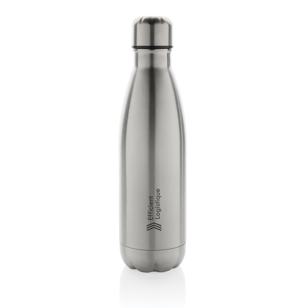 Eureka Wasserflasche 500 ml aus recyceltem Edelstahl (RCS) — bedruckbar Eureka Wasserflasche 500 ml aus recyceltem Edelstahl (RCS) — bedruckbar