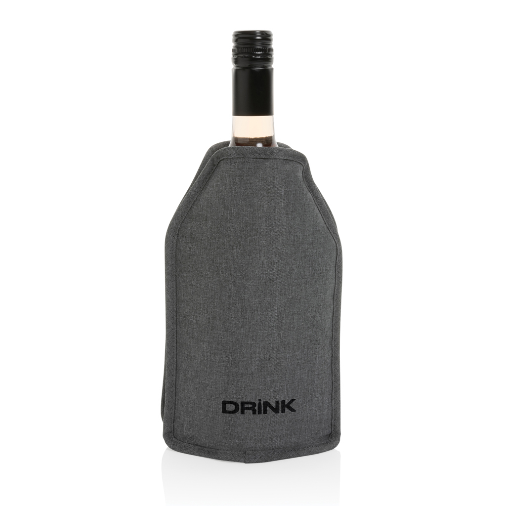 Vino AWARE rPET Weinkühler-Sleeve mit Logodruck Vino AWARE rPET Weinkühler-Sleeve mit Logodruck
