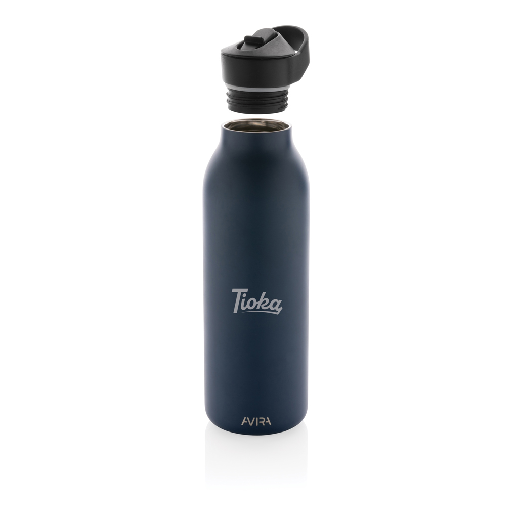 Avira Ara RCS Edelstahl-Trinkflasche 500 ml mit Fliptop-Deckel