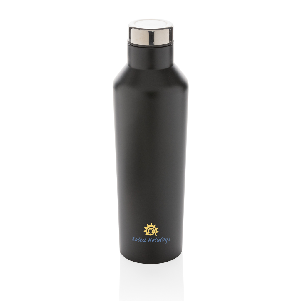 Edelstahl Vakuum-Isolierflasche 500 ml BPA-frei – schwarz