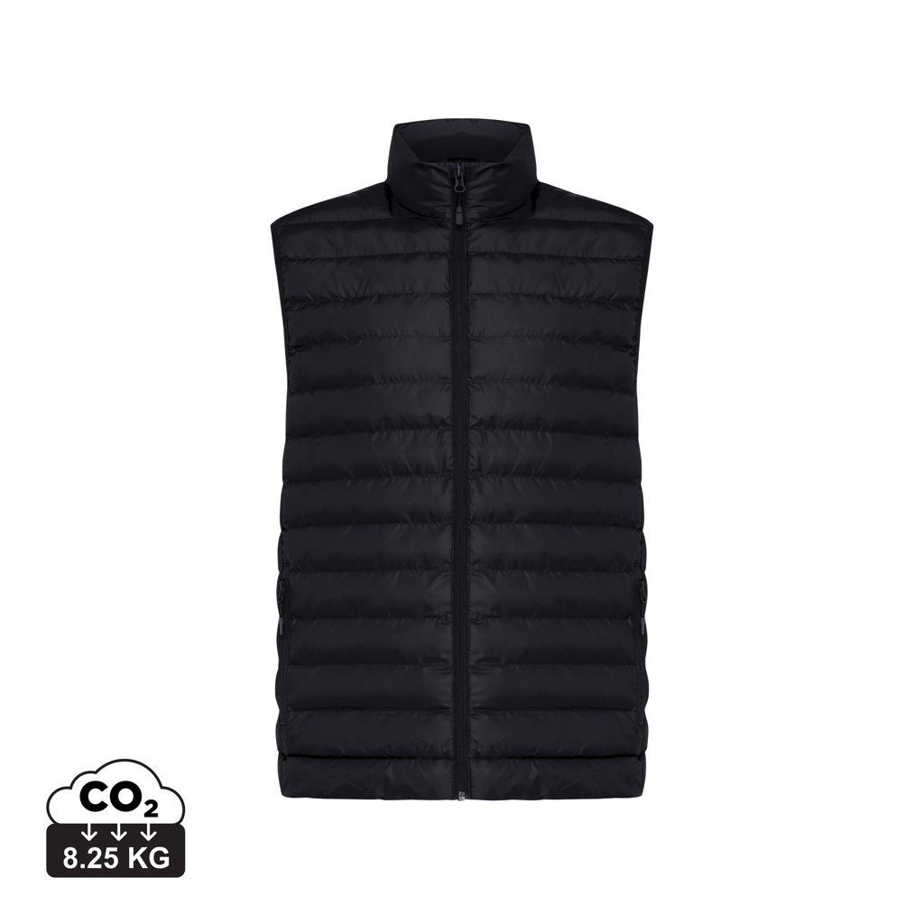 IQONIQ Meru Herren Bodywarmer aus 100% recyceltem Polyester – bedruckbar mit Logo