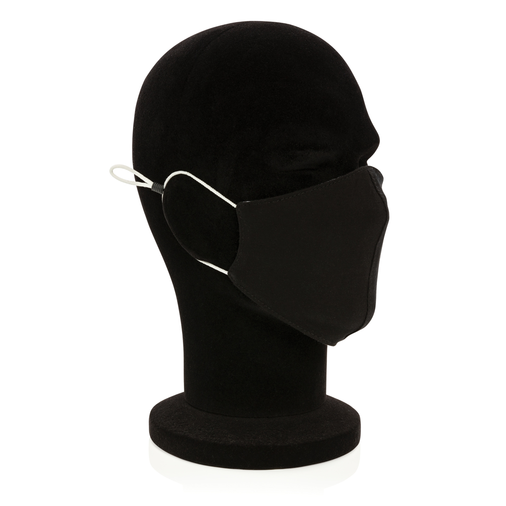 XD Collection Wiederverwendbare 2-lagige Baumwoll-Gesichtsmaske mit Logo (35,5 × 14,5 cm)