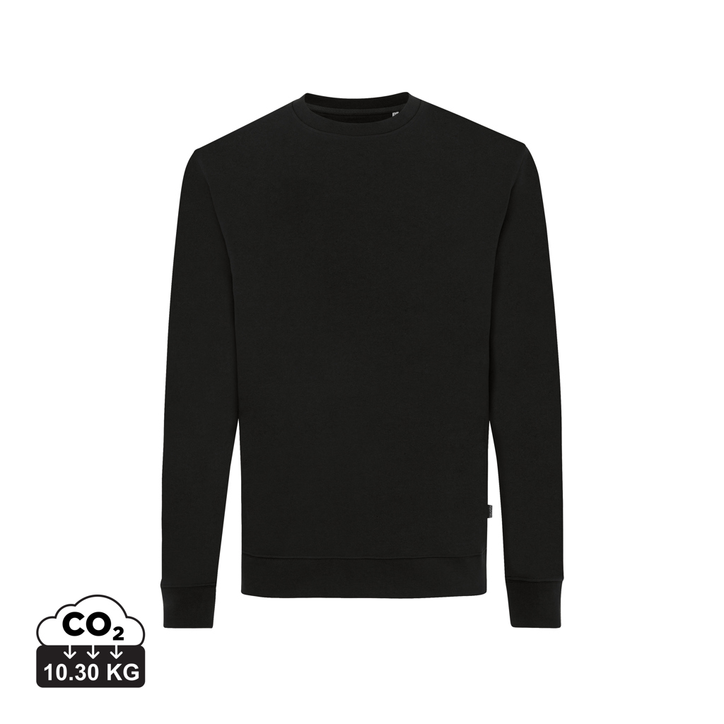 IQONIQ Zion Rundhals-Sweater 340 g/m² · 50 % Recycling- und Bio-Baumwolle