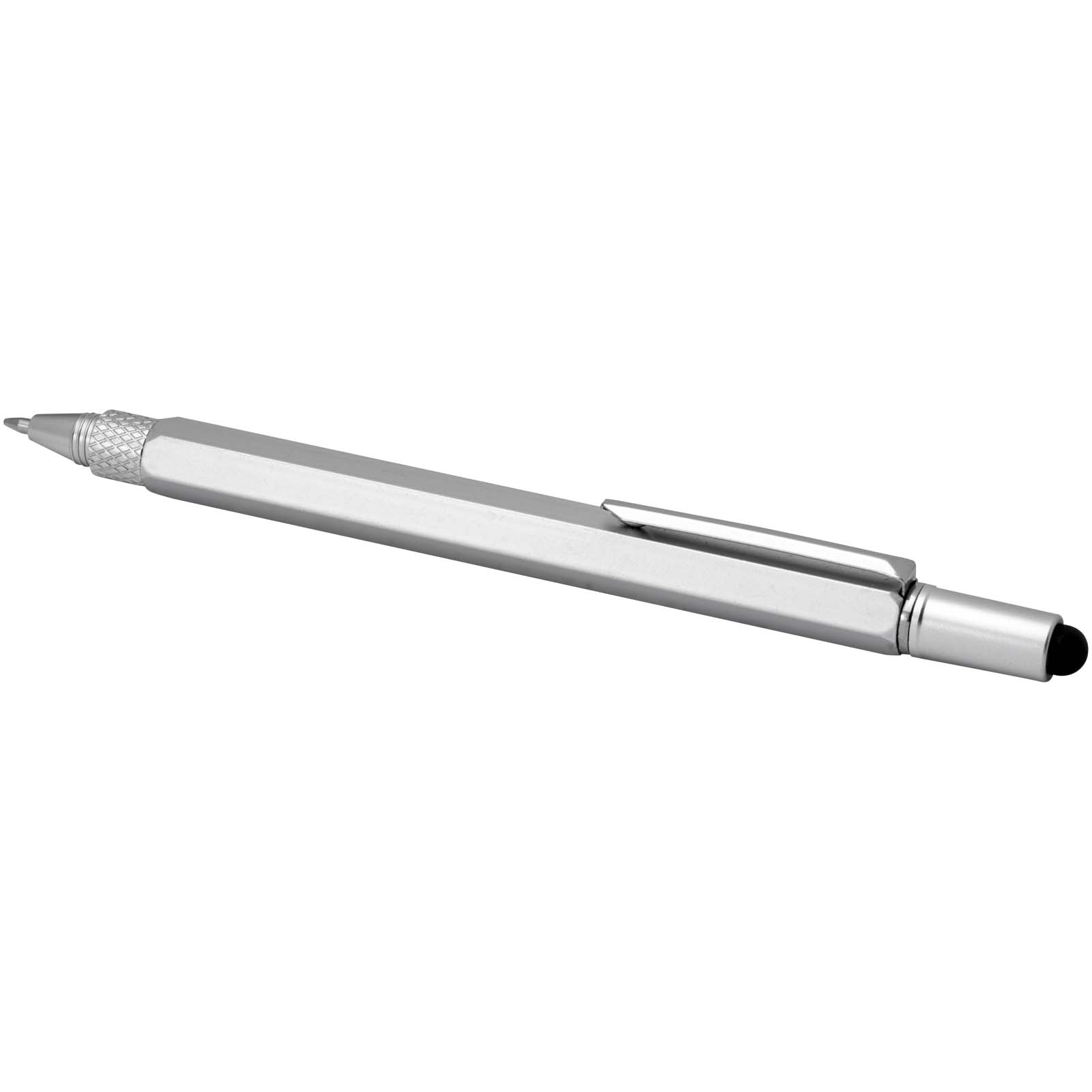 Dora Multifunktionsstift aus recyceltem Aluminium (schwarze Mine) Dora Multifunktionsstift aus recyceltem Aluminium (schwarze Mine)