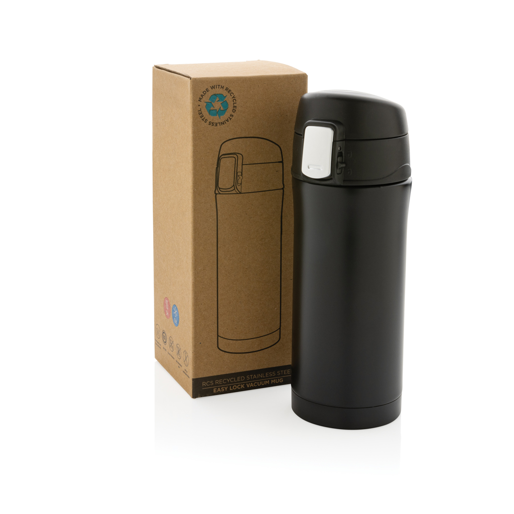 XD Collection Easy-Lock Vakuum-Becher 300 ml aus 71 % RCS-recyceltem Edelstahl