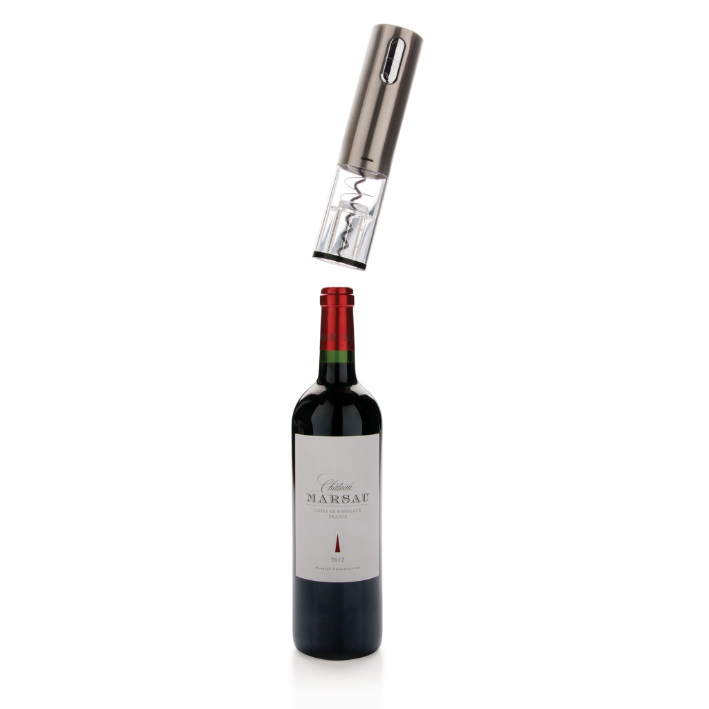 XD Collection Elektrischer Weinöffner USB-aufladbar mit LED-Licht — veredelbar mit Tampondruck oder Lasergravur XD Collection Elektrischer Weinöffner USB-aufladbar mit LED-Licht — veredelbar mit Tampondruck oder Lasergravur