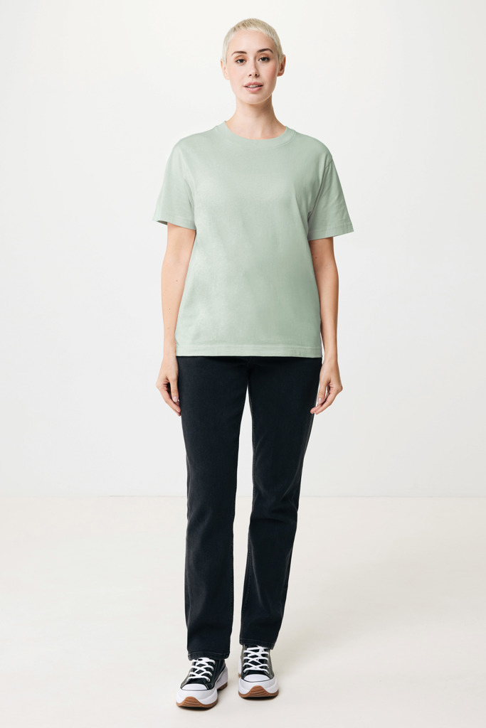 iqoniq Kakadu Relaxed T-Shirt aus recycelter und biologischer Baumwolle, bedruckbar oder bestickbar