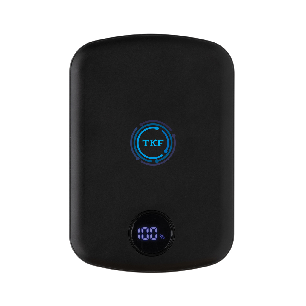XD Collection MagBoost 5.000 mAh Magnet-Powerbank mit 15 W Wireless Charging, RCS-recyceltes ABS, bedruckbar