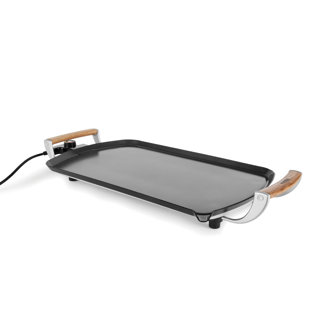 BOSKA Tischgrill Electric Griddle Pro 56 × 35 cm mit Logo-Gravur am Griff BOSKA Tischgrill Electric Griddle Pro 56 × 35 cm mit Logo-Gravur am Griff