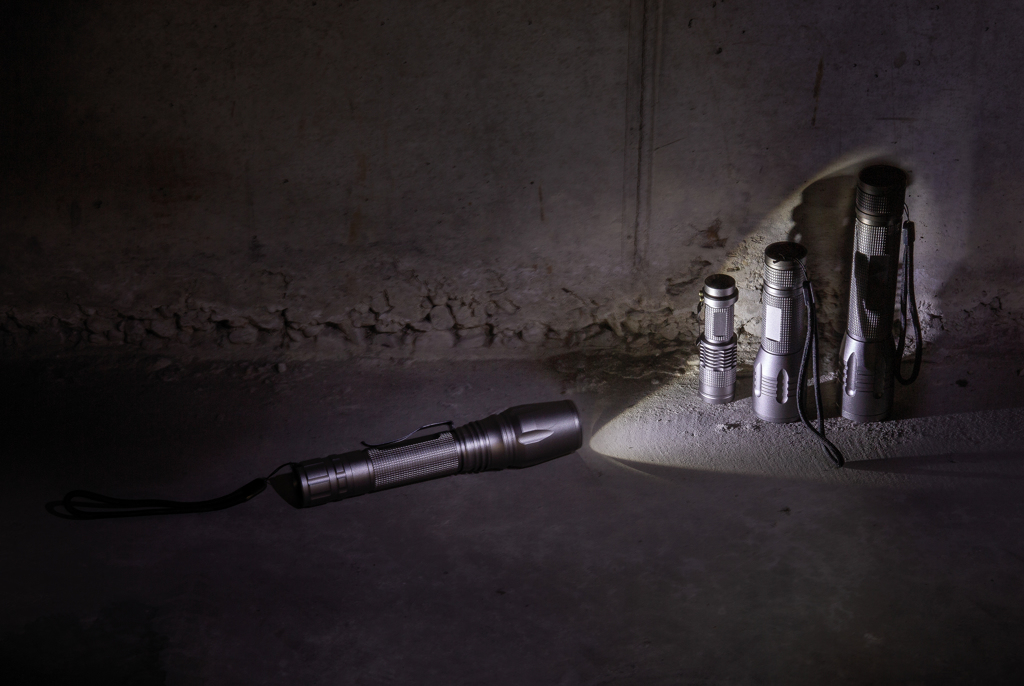 XD Collection 10W Cree LED-Taschenlampe aus Aluminium mit Logo-Veredelung
