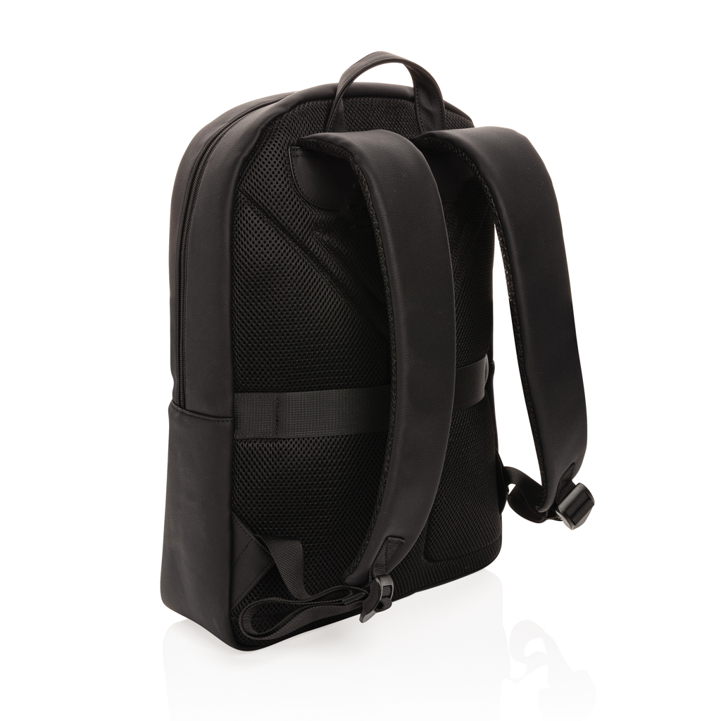 PVC-frei PU Business Laptop-Rucksack 15,6'' schwarz PVC-frei PU Business Laptop-Rucksack 15,6'' schwarz