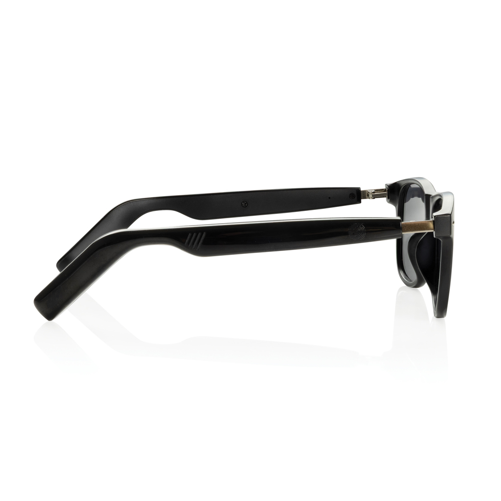 XD Collection Miro KI-Audiobrille mit Übersetzungsfunktion und UV400-Gläsern – mit Logo XD Collection Miro KI-Audiobrille mit Übersetzungsfunktion und UV400-Gläsern – mit Logo