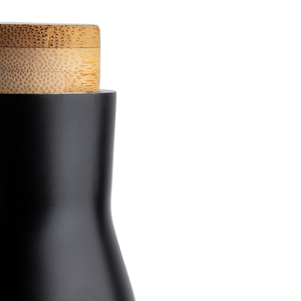 Edelstahl Vakuumflasche 500ml | Zero Plastic – schwarz