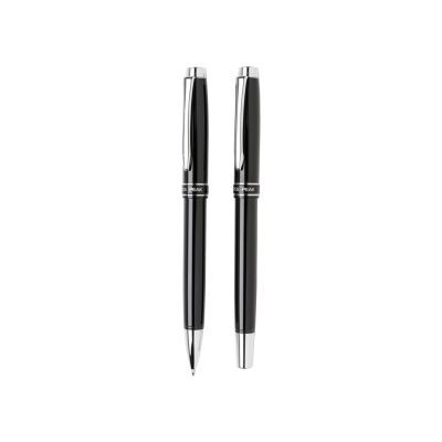 Swiss Peak Heritage Schreibset Messing — Kugelschreiber und Rollerball in Geschenkbox