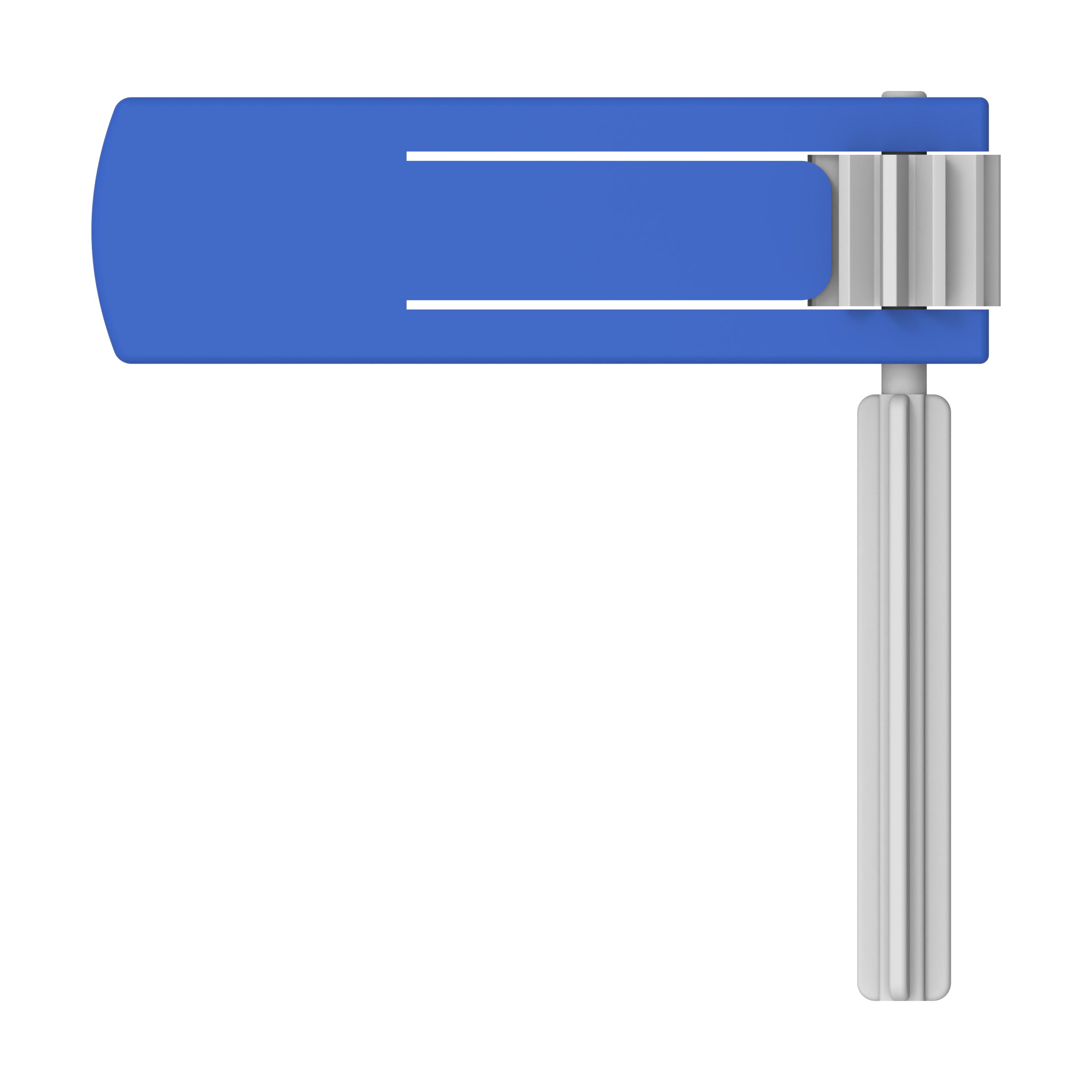 Ratsche "Supreme" – TopView_Blau_Weiss Ratsche "Supreme"