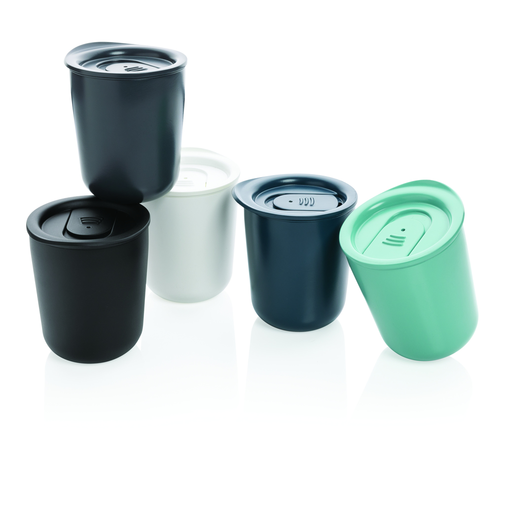 XD Collection Antimikrobieller Kaffeebecher 250 ml mit Biomaster, Edelstahl, bedruckbar XD Collection Antimikrobieller Kaffeebecher 250 ml mit Biomaster, Edelstahl, bedruckbar