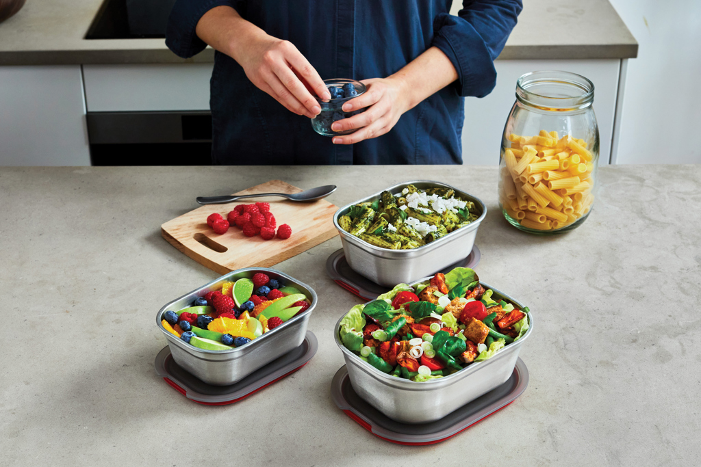 Black+Blum Mealprep Box Set 3-teilig Edelstahl 0,6 / 0,9 / 1,2 L