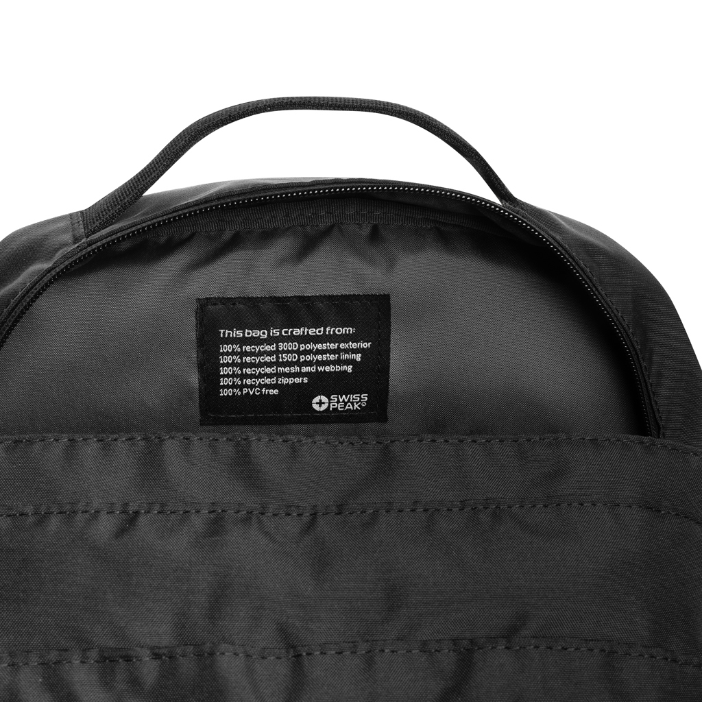 Swiss Peak Aware Edin Laptop-Rucksack 15,6 Zoll aus 100 % rPET (P763.48)