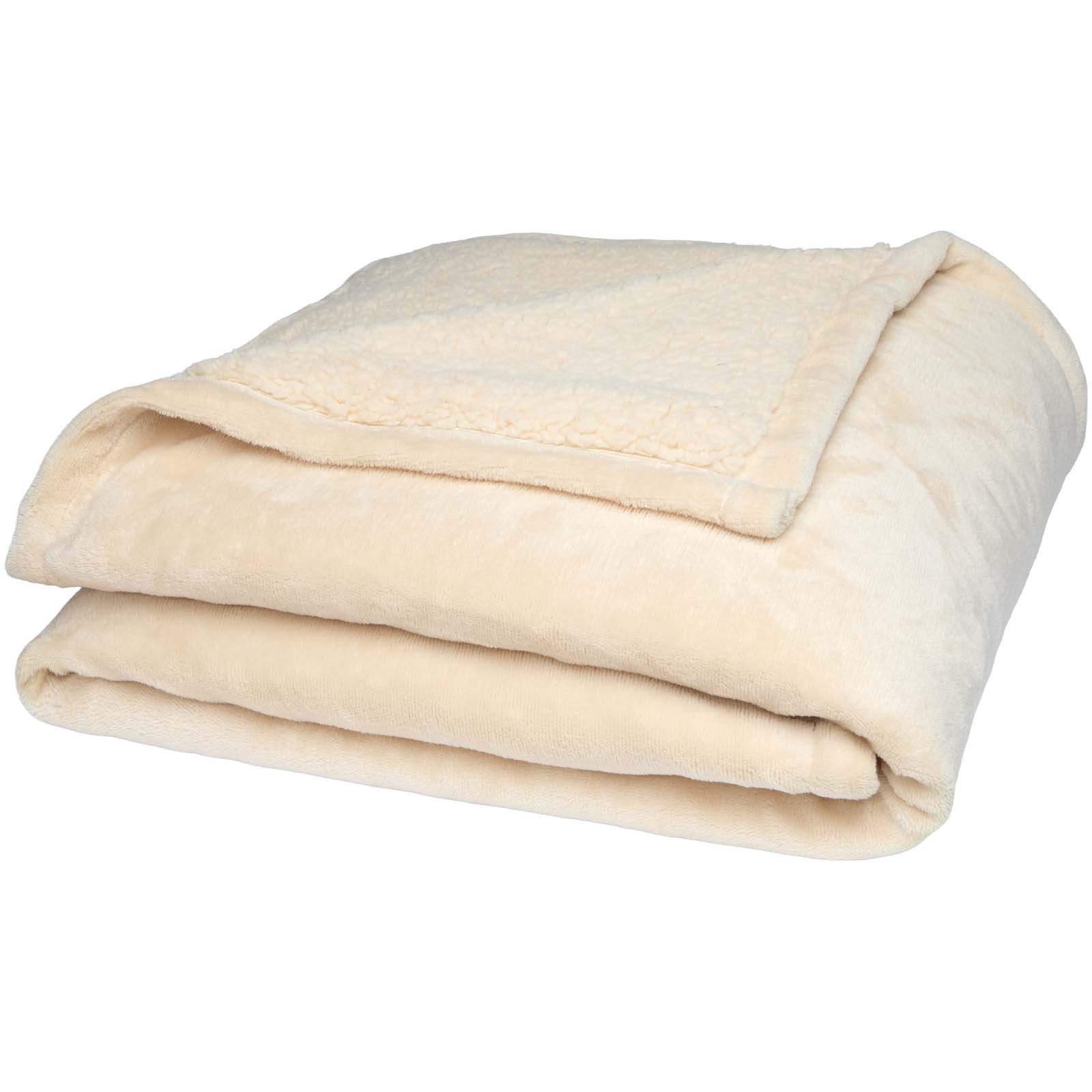 Ashen Sherpa Decke aus recyceltem Polyester