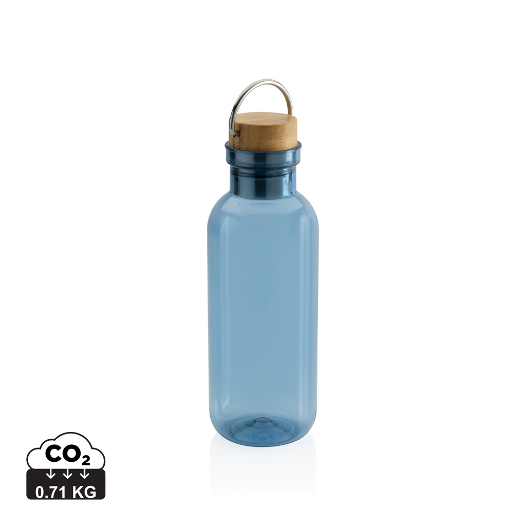 RCS rPET Trinkflasche mit FSC-Bambusdeckel und Griff, 680 ml — XD Collection