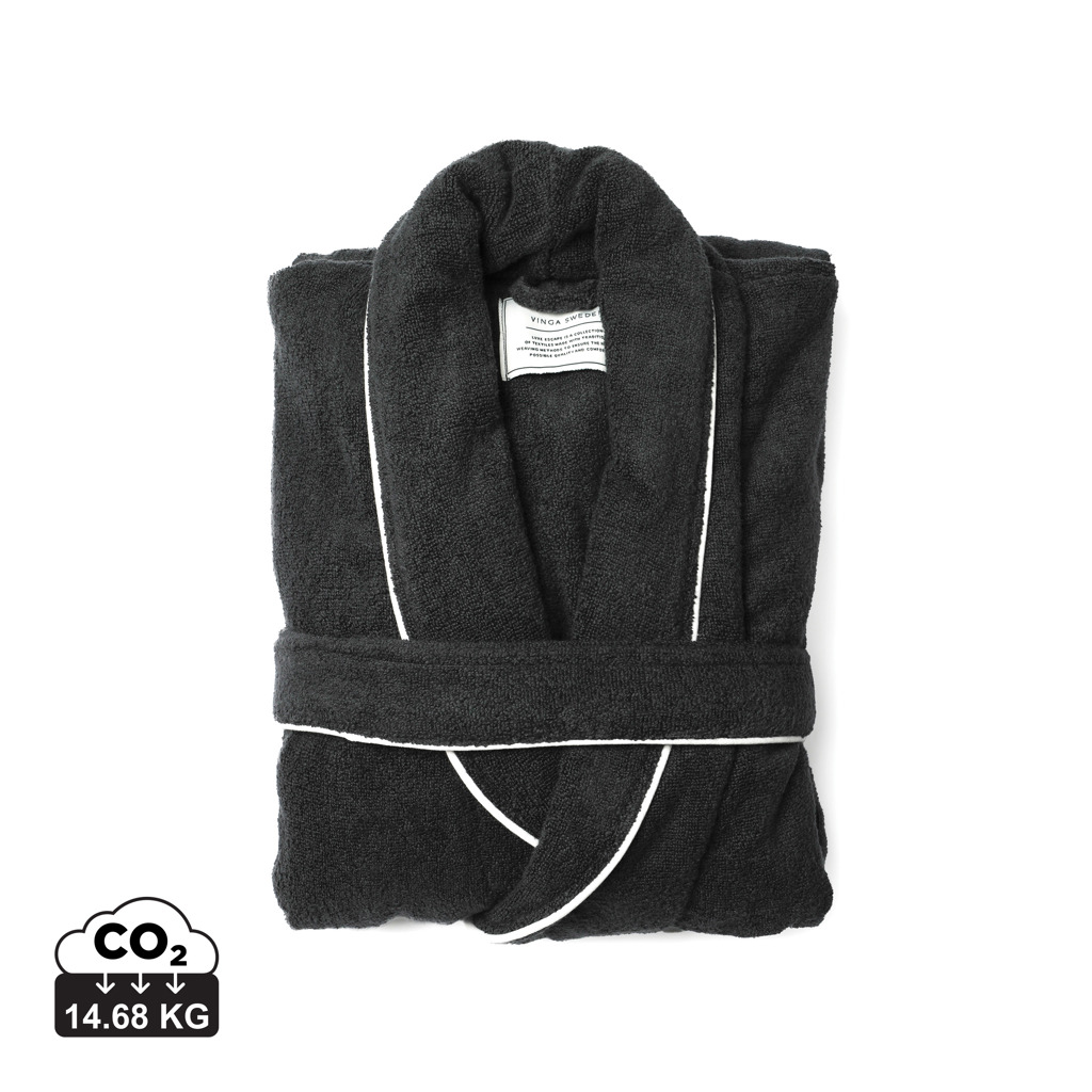 VINGA Harper Luxus-Bademantel S/M - Elegantes Werbegeschenk für Events