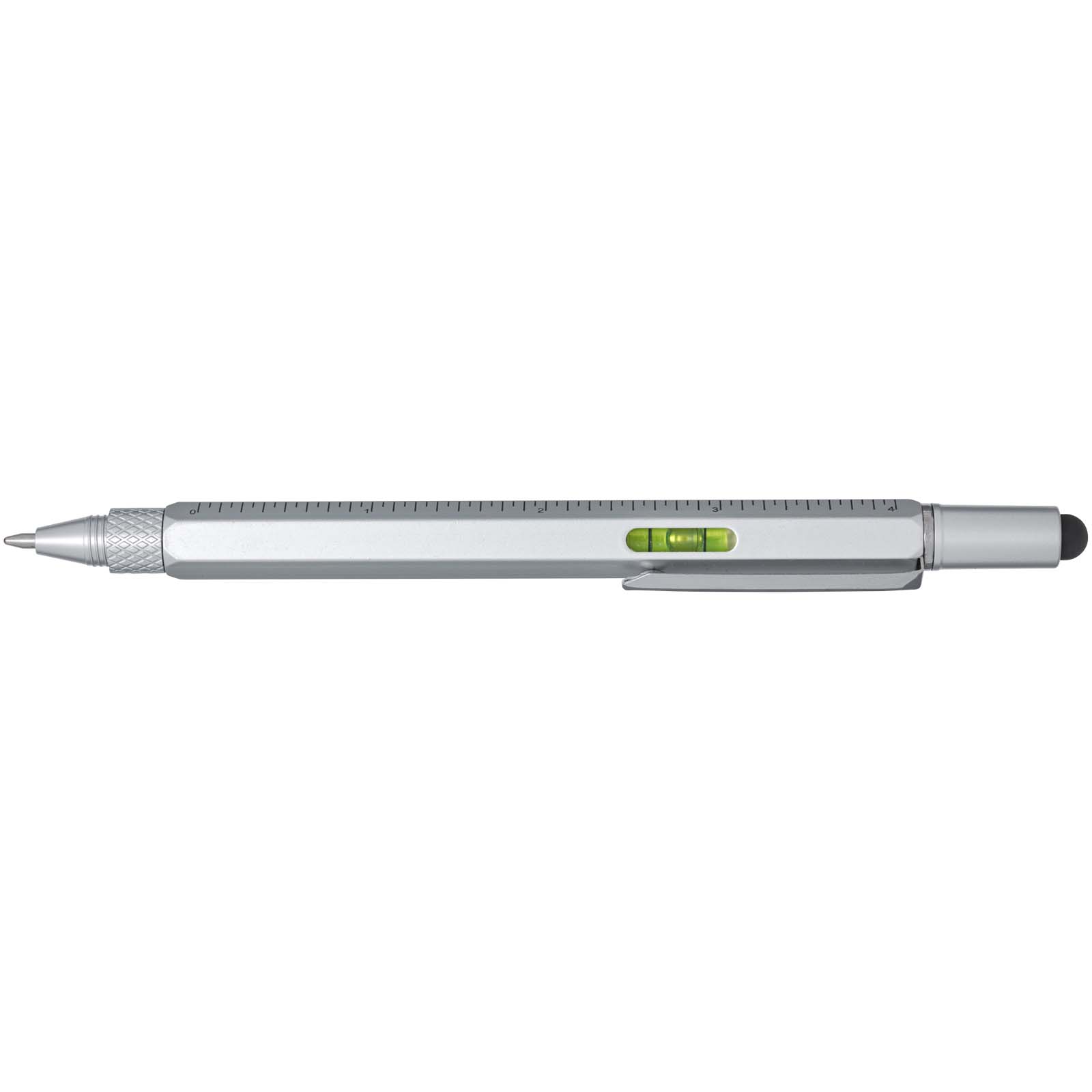 Dora Multifunktionsstift aus recyceltem Aluminium (schwarze Mine)