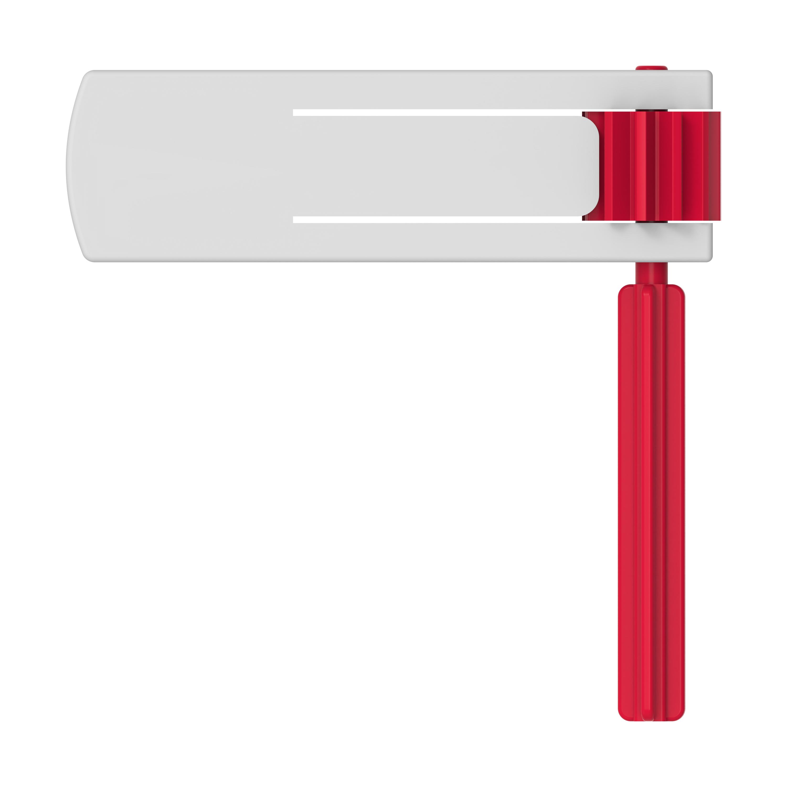 Ratsche "Supreme" – TopView_Weiss_Rot Ratsche "Supreme"