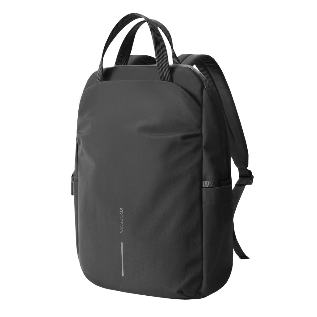 XD Design Soft Tote Rucksack mit Anti-Diebstahl-Duo-Zipper aus recyceltem Nylon