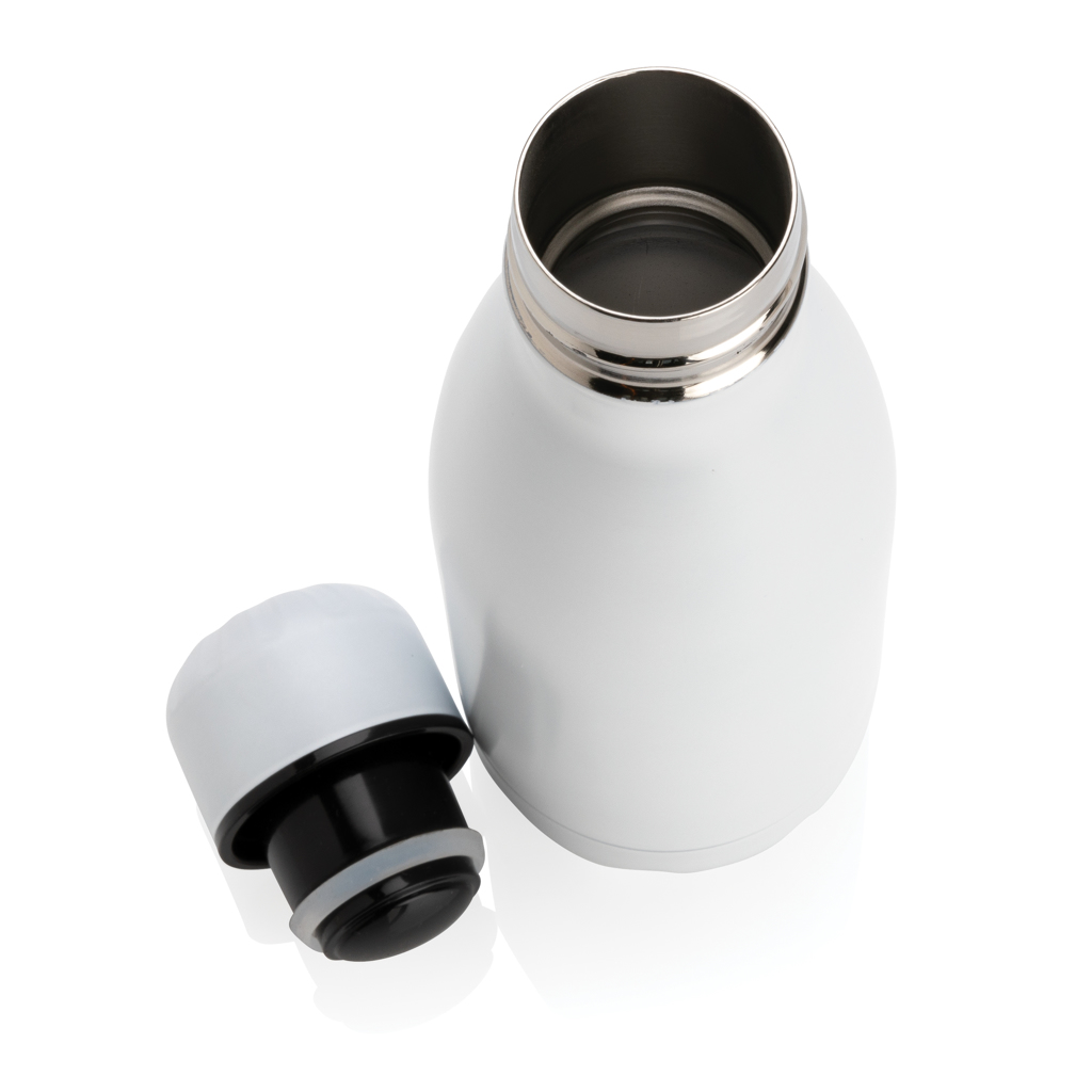 Edelstahl Trinkflasche vakuumisoliert 260 ml – schwarz