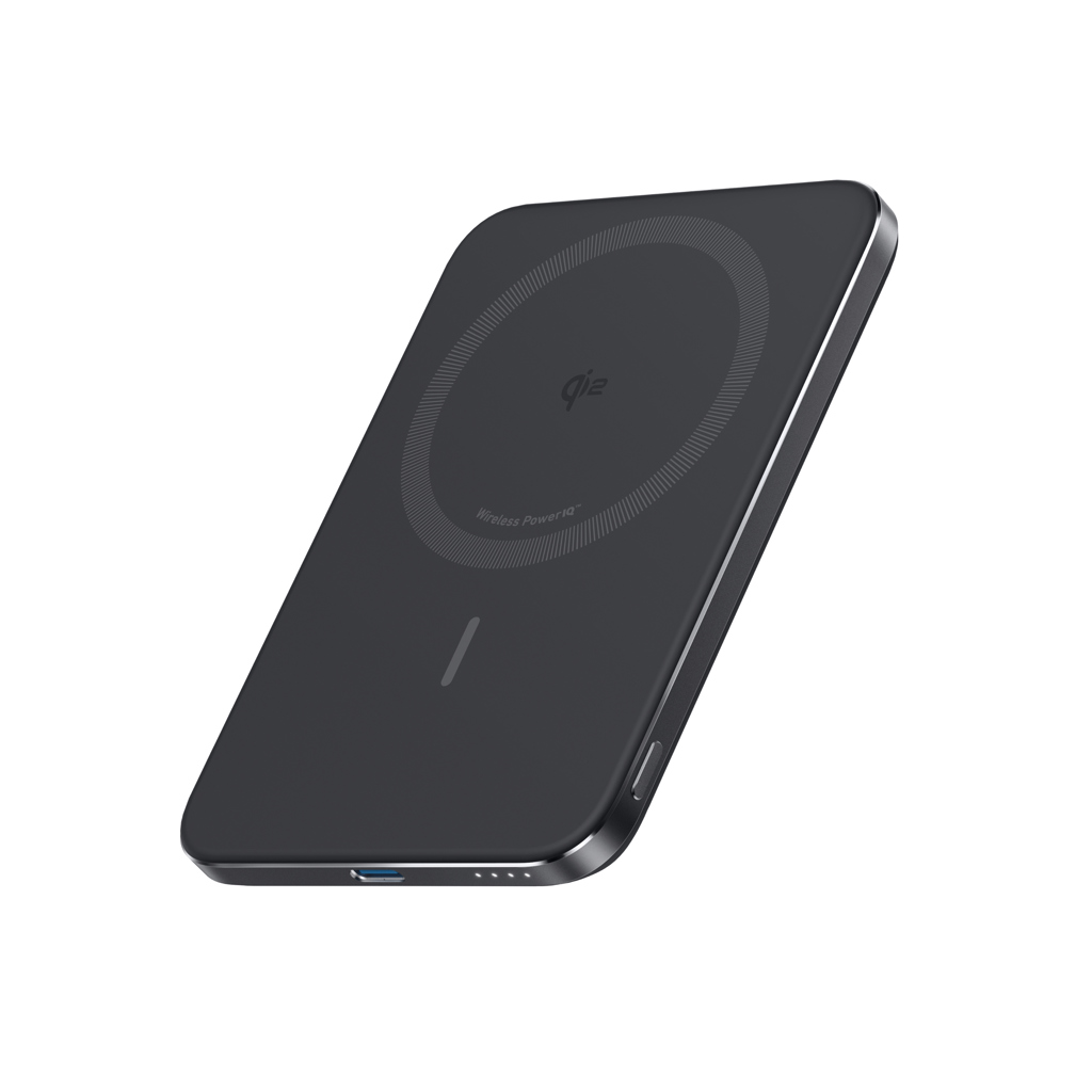 Anker Nano Wireless Powerbank 5.000 mAh, magnetisch Qi2 15 W, bedruckbar mit Logo