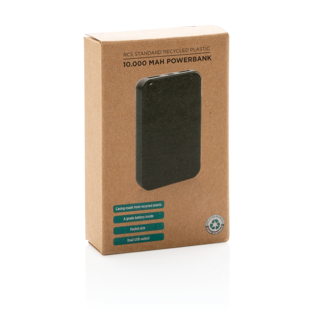 XD Collection 10.000 mAh Powerbank aus RCS-recyceltem ABS — bedruckbar XD Collection 10.000 mAh Powerbank aus RCS-recyceltem ABS — bedruckbar