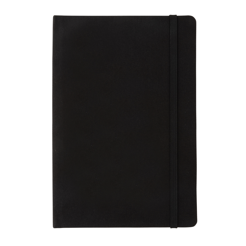rPET-A5-Notizbuch GRS-zertifiziert, 160 Seiten, mit Logo bedruckbar rPET-A5-Notizbuch GRS-zertifiziert, 160 Seiten, mit Logo bedruckbar