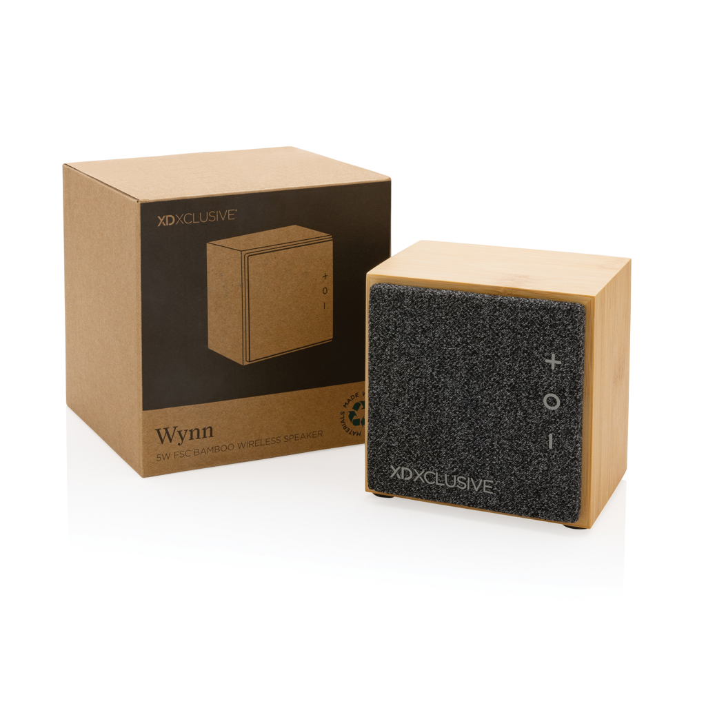 Wynn Bambus Bluetooth Lautsprecher 5W – Exklusives Werbegeschenk mit Logo